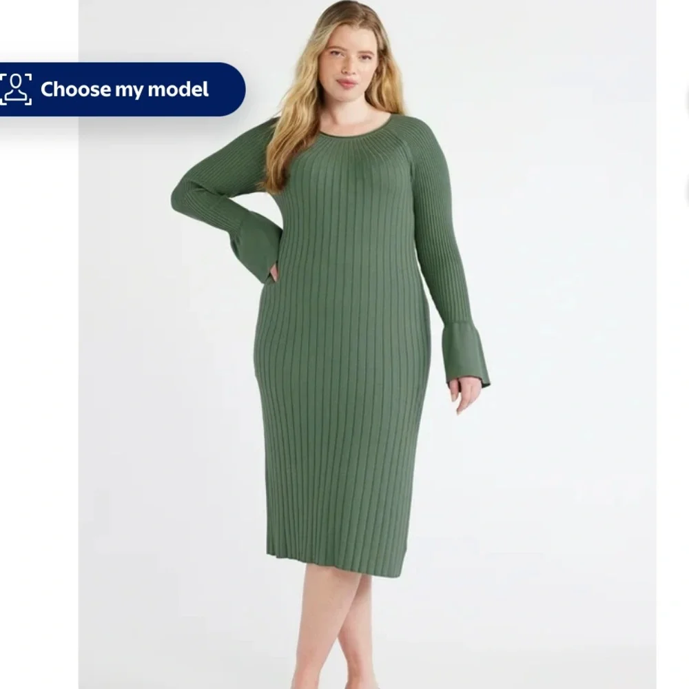 Free Assembly Ribbed Dress - Picture 5 of 5